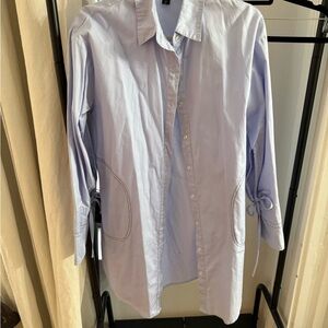 Light Blue women’s button down Shirt